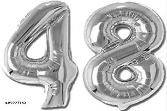 Number Foil Balloon, Assorted, Pack of 1