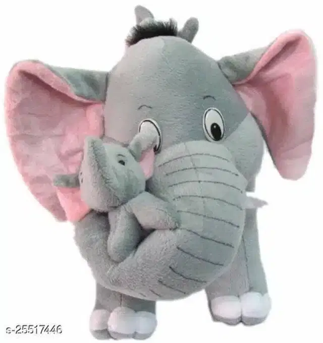 Stuffed Toys for Kids, Grey, Set of 1
