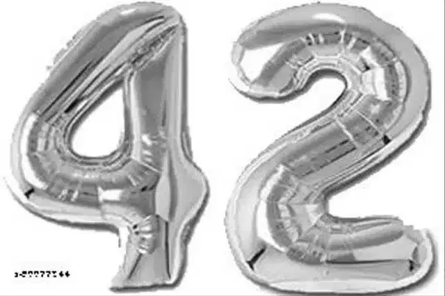 Number Foil Balloon, Assorted, Pack of 1