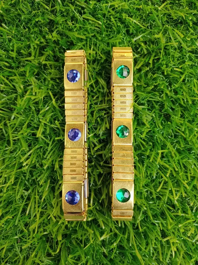 Blood Pressure Control Magnetic Bracelet, Green & Blue