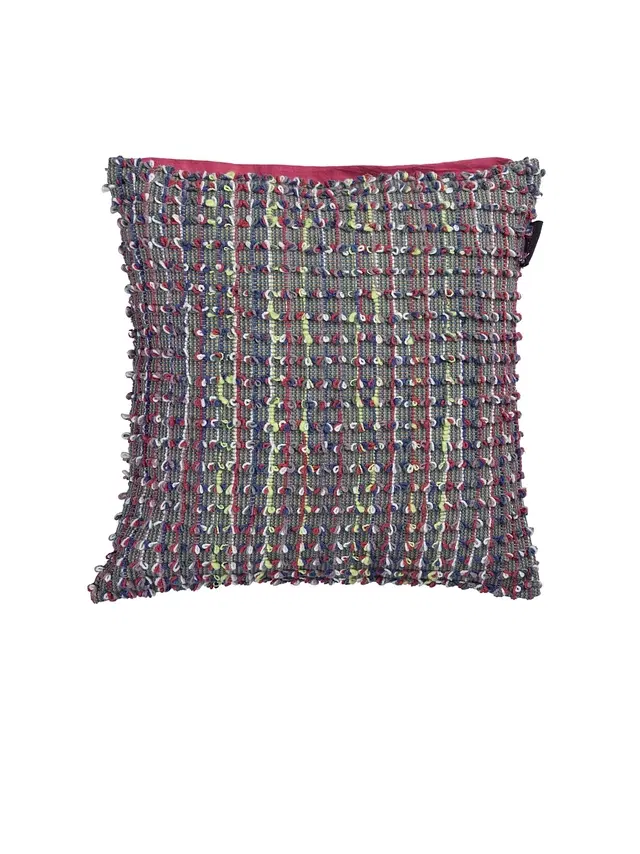 Cotton Cushion Cover, Multicolor, 16x16 inches