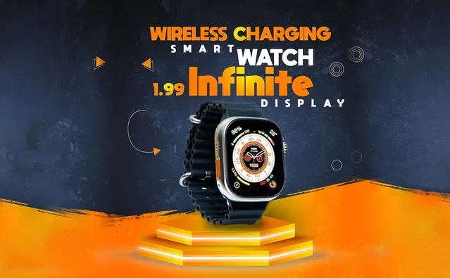 Silicone T800 Ultra Smartwatch, Black