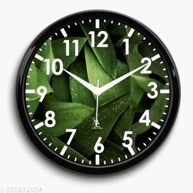 Designer Analog Wall Clock, Green