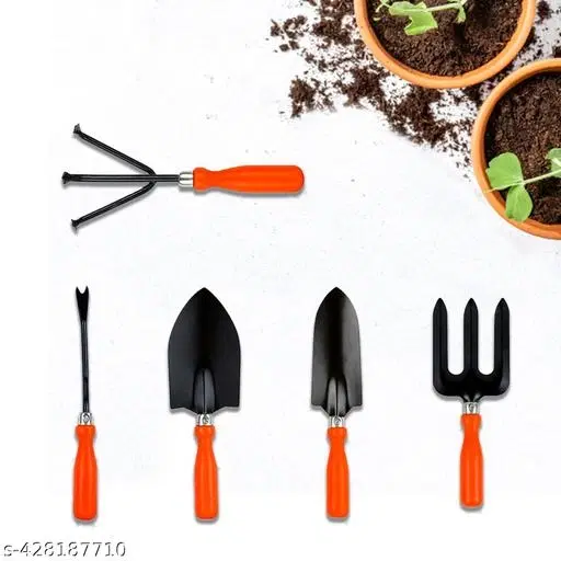 Combo of Gardening Tools Kit, Multicolor, Set of 5