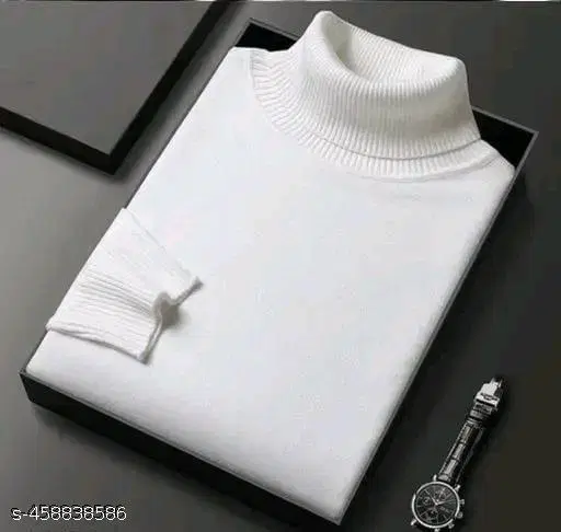 Wool Sweat Shirt for Women, White (S)