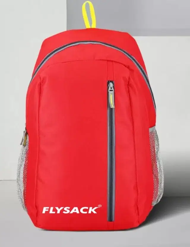 PU Waterproof Backpack for Men & Women, Red, 22 L