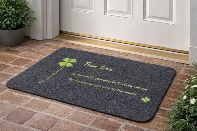 True Love Non-Slip Felt Doormat [38x58]