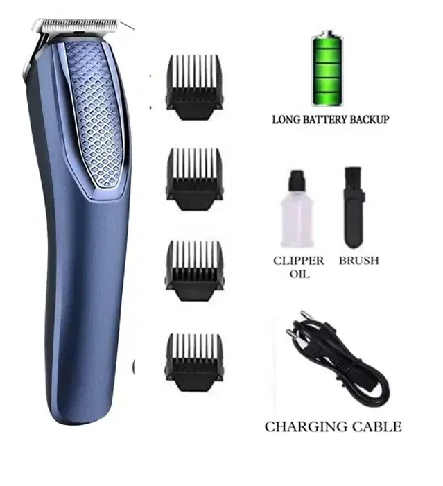 AT-1210 Rechargeable Trimmer for Men & Women, Navy Blue