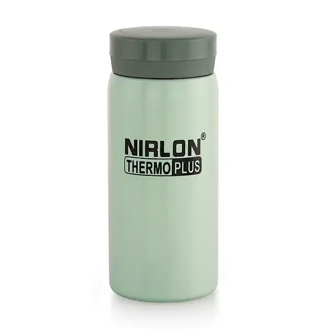 Stainless Steel Double Wall Vacuum Insulated Water Bottle, Green, 200 ml