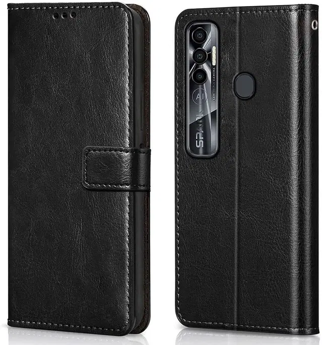 Flip Mobile Cover for Tecno spark 7 Pro, Multicolor