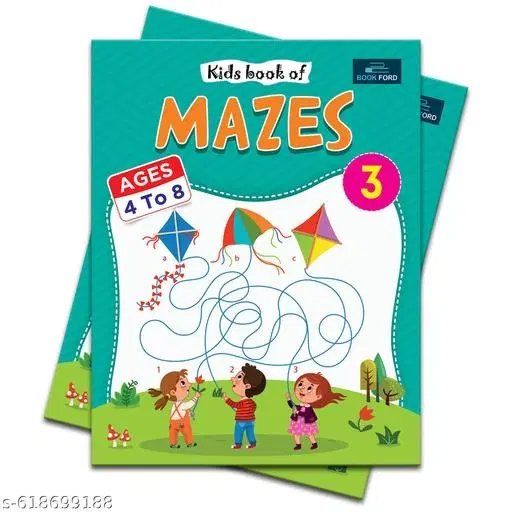 Kids Book Of Mazes Part 3 Activity Book for Children Fun Brain Boosting Maze Puzzles Early Learning Skill Development Perfect for Homeschooling Kindergarten Nursery Students