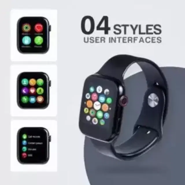 T500 Smart Watch for Men & Women, Black