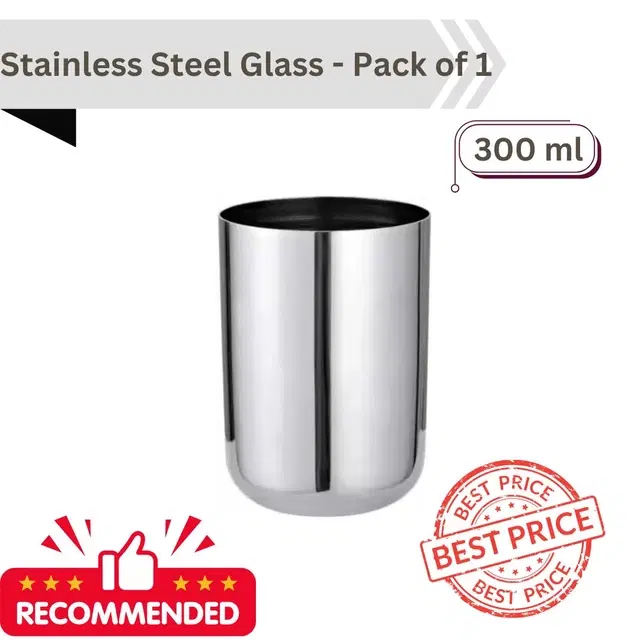 Stainless Steel Glass, 300 ml