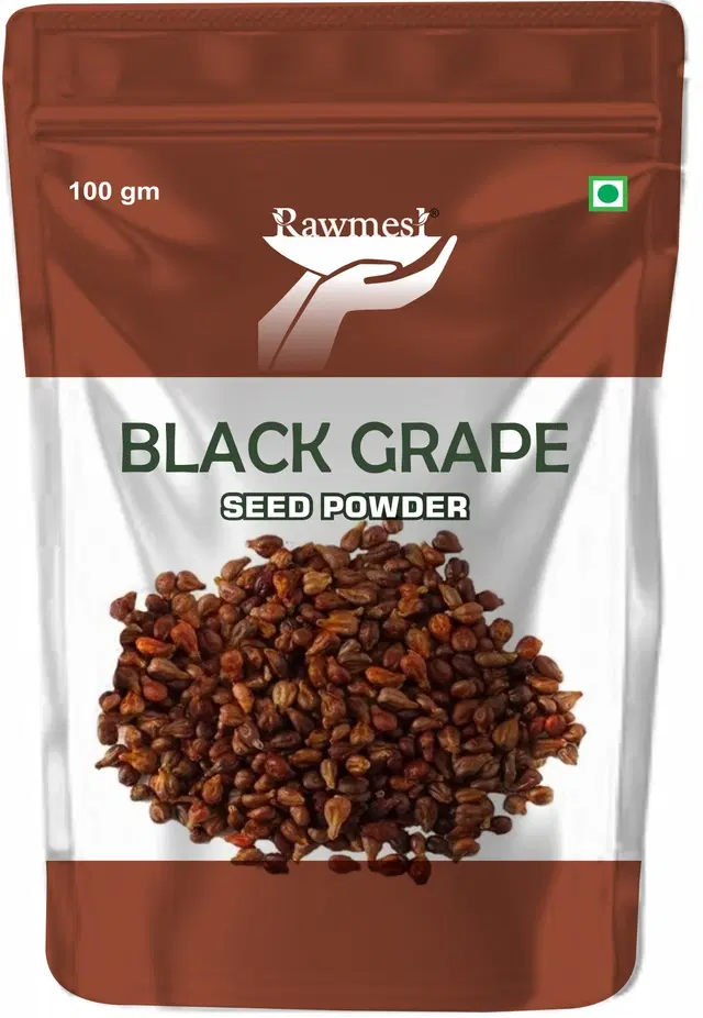 Pure Ayurvedic Black Grape Seed Extract Powder, 100 g