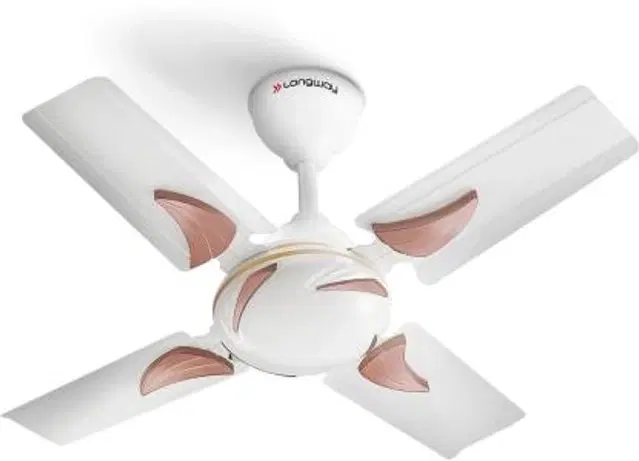 LONGWAY Creta P1 Ultra High Speed 4 Blade Ceiling Fan, 600 mm, Ivory, Pack of 1