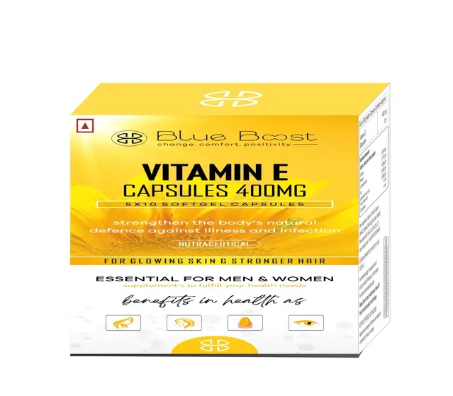 Blue Boost Vitamin E 400 Mg 10 Pcs Capsules, Set of 3