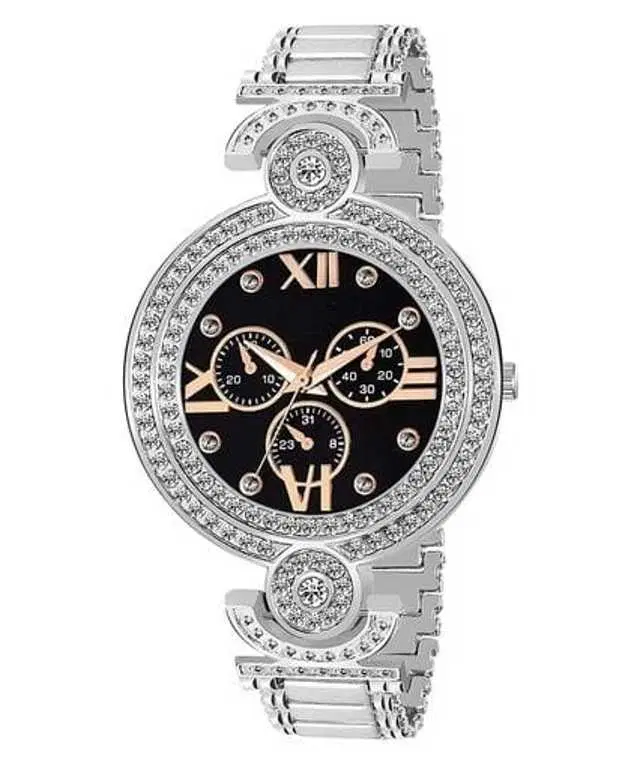 Analog Watch For Womens (Silver) (WS-326)