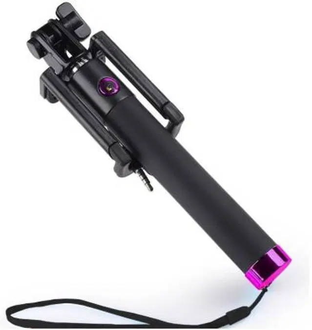 ABS Plastic Selfie Stick, Black
