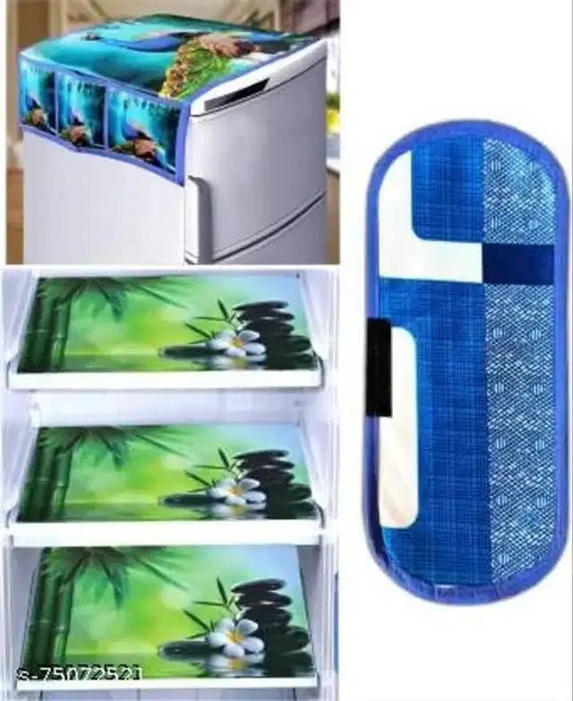 Fridge Cover Set, Multicolor, Set of 5