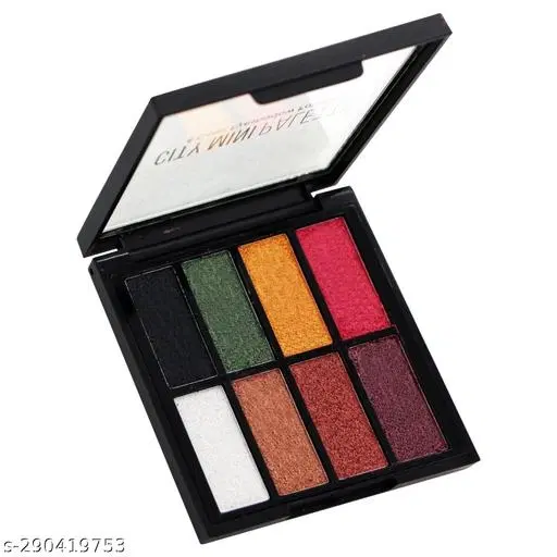 8 Color Eye Shadow Palette, Multicolor, Pack of 1