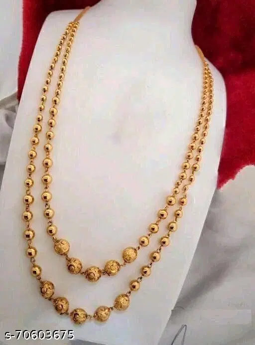 Necklace for Women (Gold, Free Size)