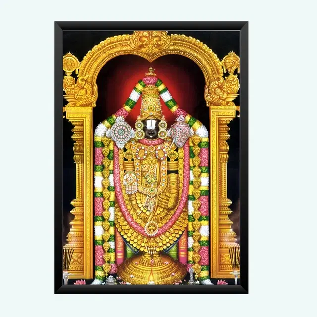 Polyester Photo Frame, Black, 5x7 inches