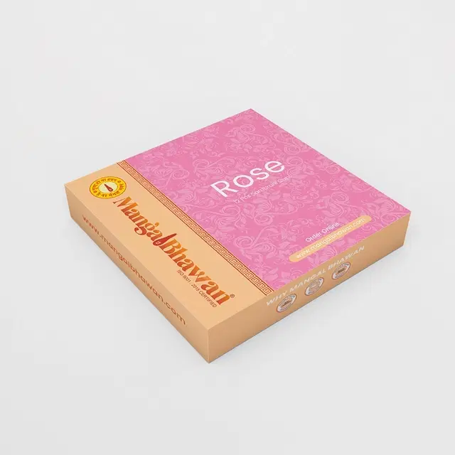 Mangal Bhavan Sambrani Cup - Rose (12 Cups)