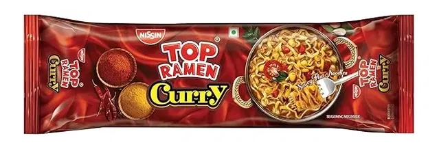 Top Ramen Curry Veg Noodles 420 g (Pouch)