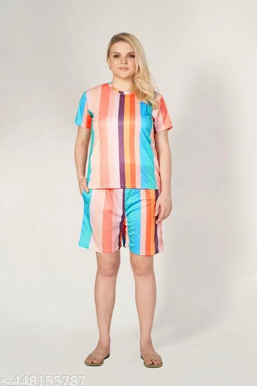 Nightsuits for Women (Multicolor, S)