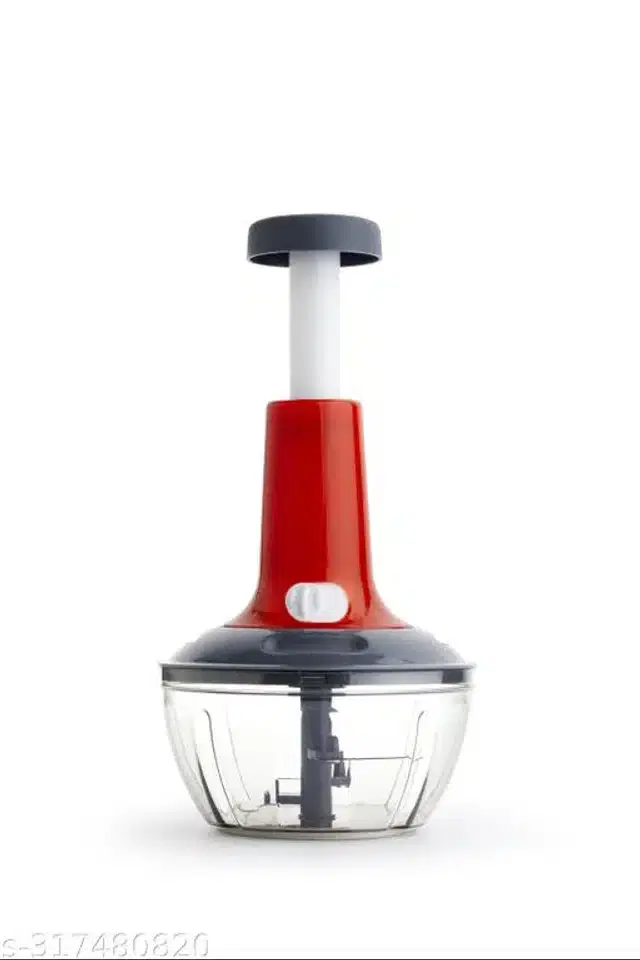 Plastic Manual Chopper, Multicolor, 650 ml