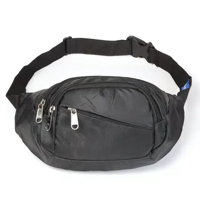 Waist Bag for Men & Women, Black