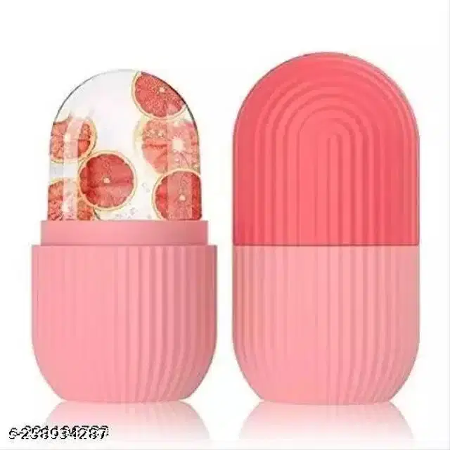 Silicone Ice Face Roller, Pink