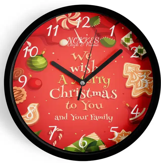 Christmas Analog Watch for Home, Multicolor, 7 Inches