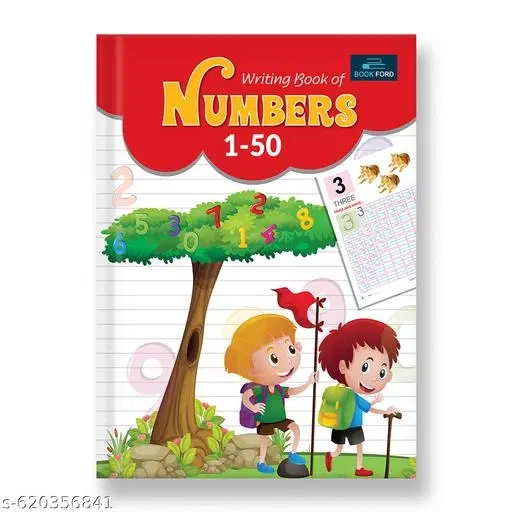 Writing Book of Numbers 1–50 for Kids | Learn Number Tracing, Counting Practice & Handwriting Skills | Early Learning Workbook for Toddlers, Preschool & Kindergarten | Brain Development & Homeschooling Activity Book