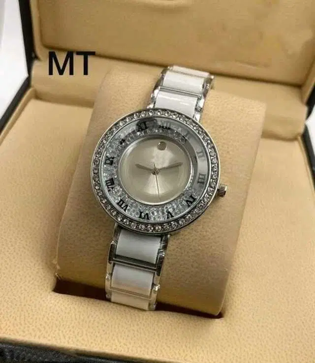 Analog Watch For Womens (White) (WS-424)