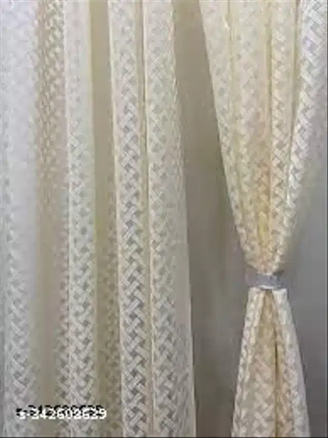 Net Curtain for Door, Multicolor, 5 Feet