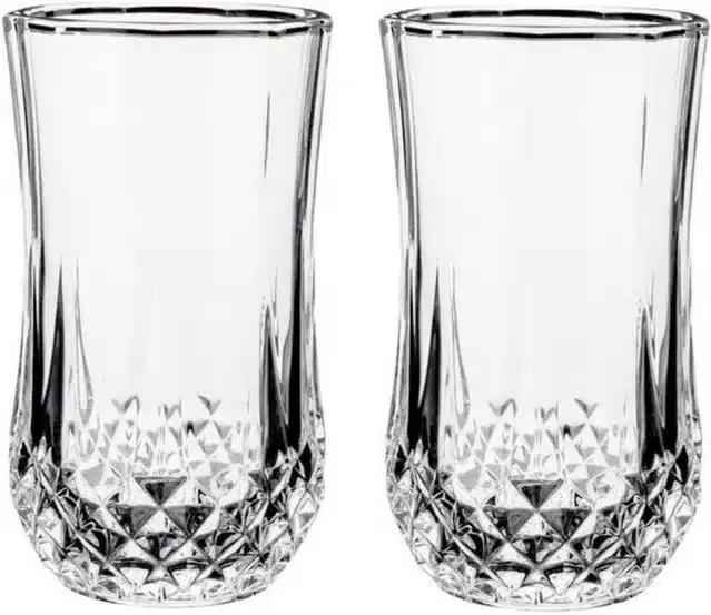 Liquor cum Cocktail Glasses, Transparent, 350 ml, Pack of 2