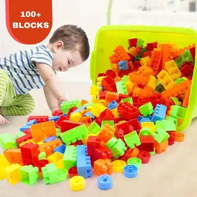 VEER TRADING Toys Block Set of 100 Pcs, Pack of 1
