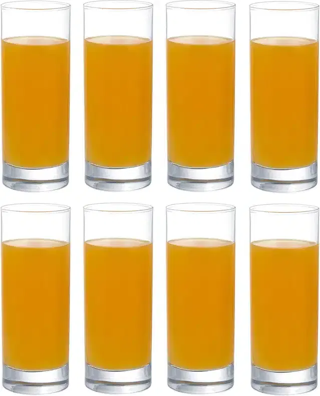 Liquor cum Cocktail Glasses, Transparent, 300 ml, Pack of 8