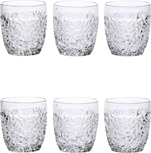 Liquor cum Cocktail Glasses, Transparent, 200 ml, Pack of 6