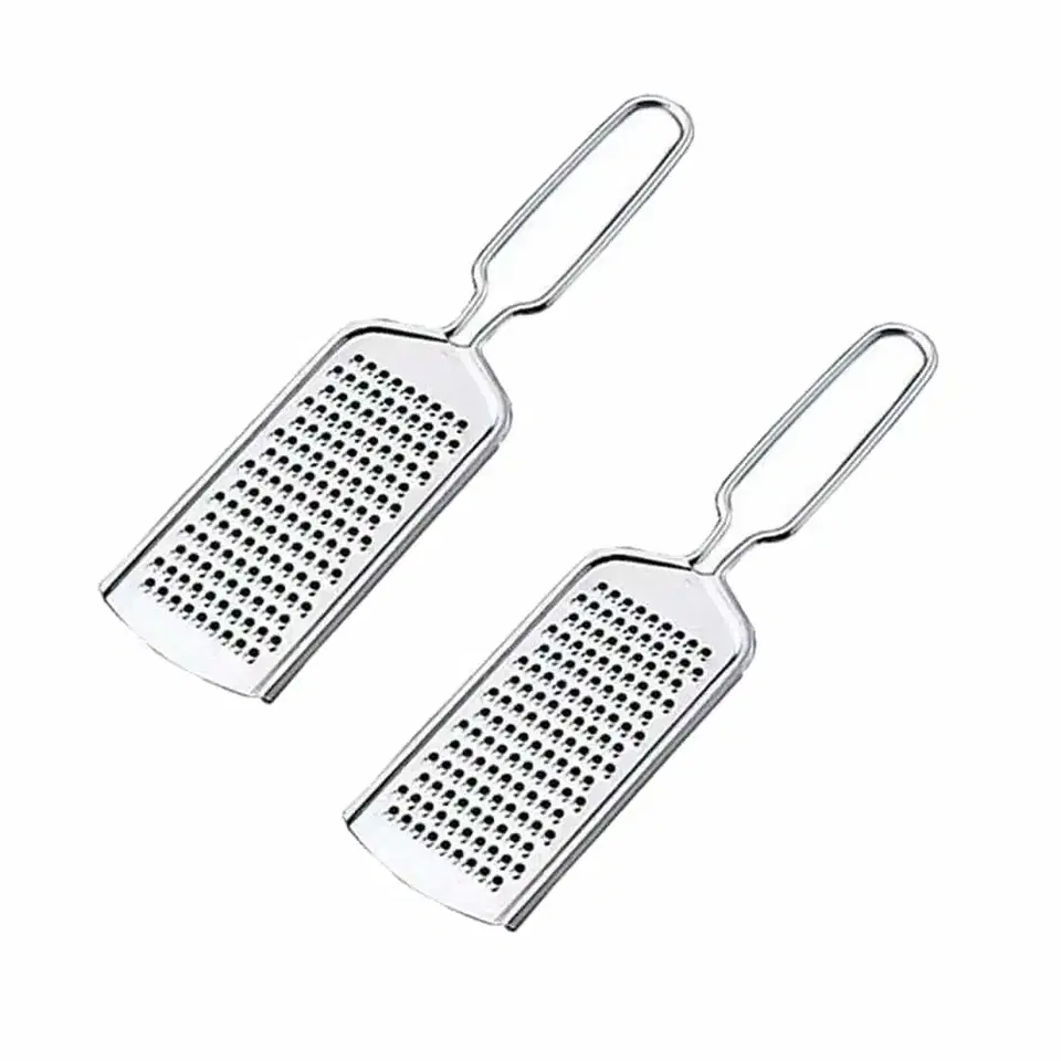 Oc9 Stainless Steel Cheese Grater For Kitchen, Pack Of 2