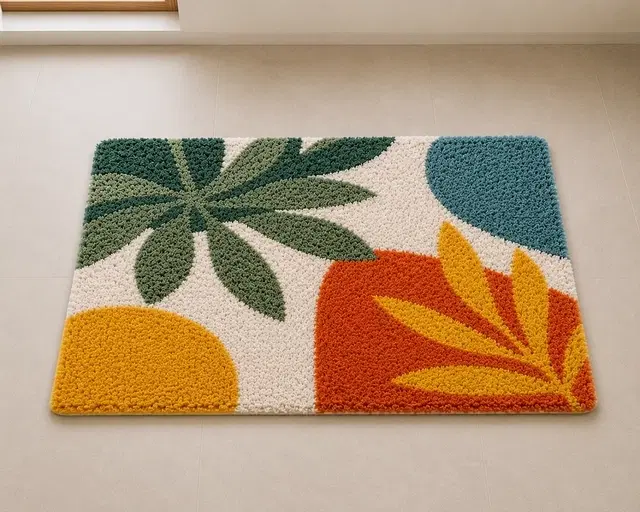 Alaqsa Tufted Yellow Leaf [40x60cm]