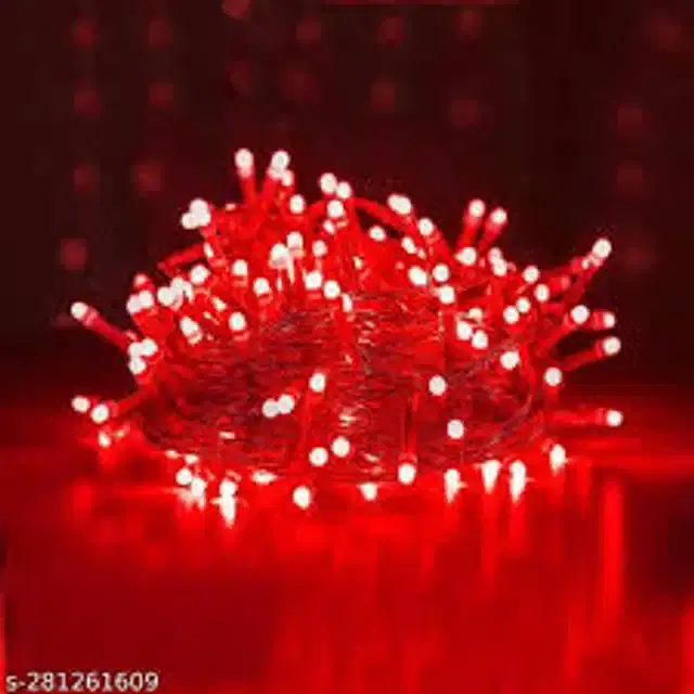LED String Lights, Red, 15 m