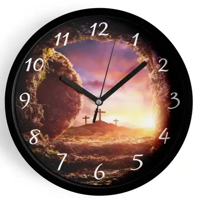 Analog Wall Clock, Multicolor, 7 inches