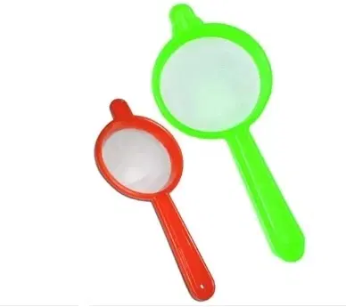 Plastic Tea Strainers for Kitchen, Multicolor, Pack of 2