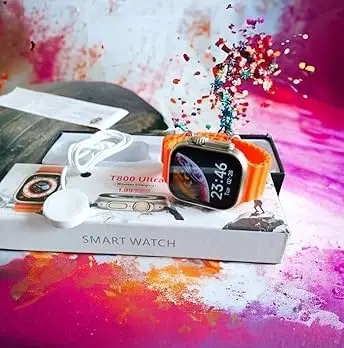 Silicone T800 Ultra Smartwatch, Orange