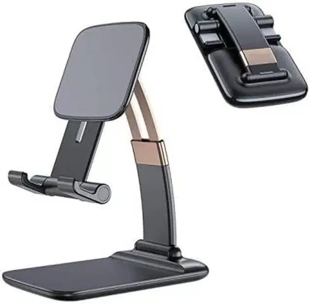 Foldable Phone Stand for Desk, Black