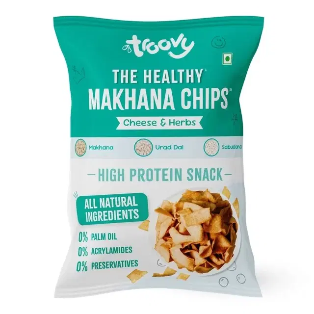 Troovy Makhana Chips Cheese & Herbs 35 g