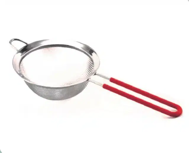 KVG Silicone Juice Strainer, Silver, 18 cm