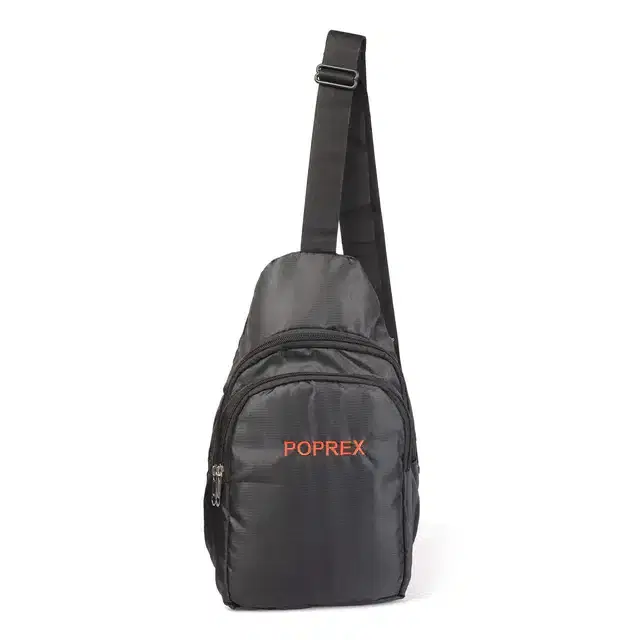 Sling Shoulder Bag for Men & Women, Black